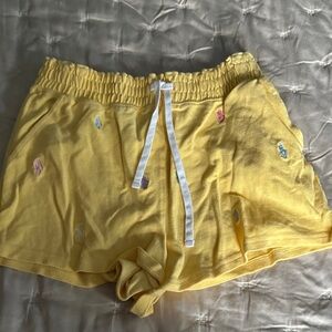Polo by Ralph Lauren Yellow Kids Shorts with Embroidery